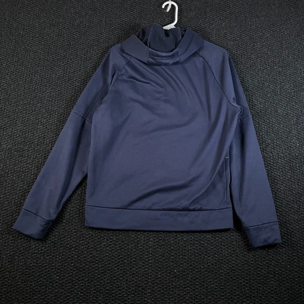 Nike Therma-Fit Navy Blue Drawstring Hoodie Athletic Sweater Men's‎ Size Small